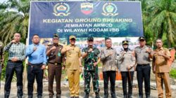 Ground Breaking Jembatan di Desa Korajim, Wujud Sinergi Pemkab Sergai dan TNI Dukung Infrastruktur Desa 2 Ground Breaking Jembatan di Desa Korajim, Wujud Sinergi Pemkab Sergai dan TNI Dukung Infrastruktur Desa