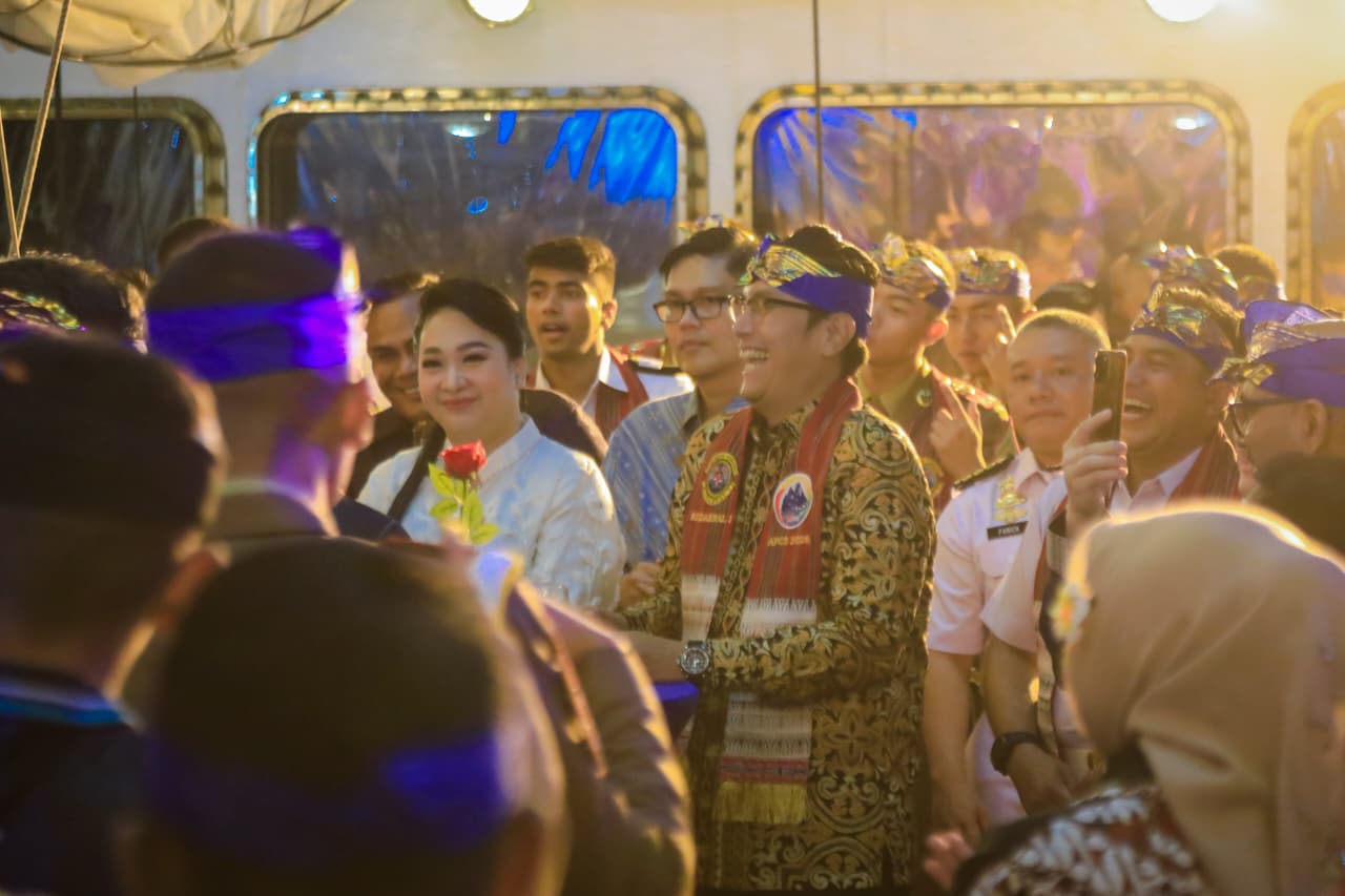Di Deck Reception ASEAN Plus Cadet Sail 2026, Rico Waas Kenalkan Medan Sebagai Kota Multikultural
