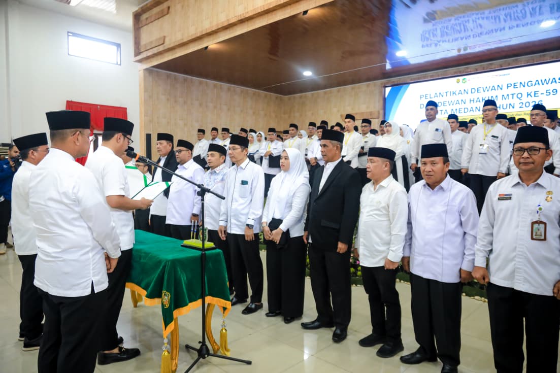 Lantik Dewan Pengawas dan Dewan Hakim MTQ ke-59, Rico Waas Tekankan Profesionalisme