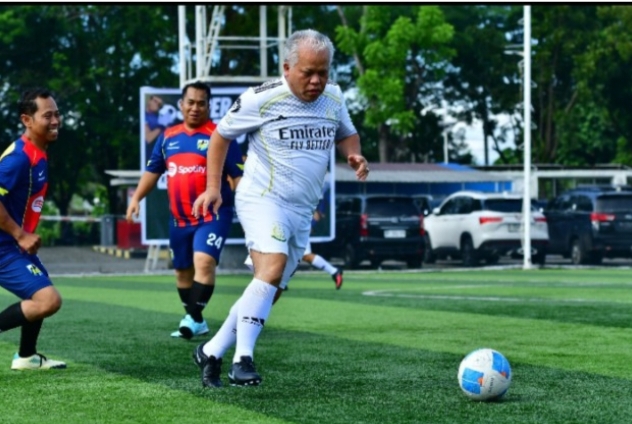 Kejatisu Dan Cipayung Plus-KNPI Tingkatkan Persahabatan Lewat Mini Soccer