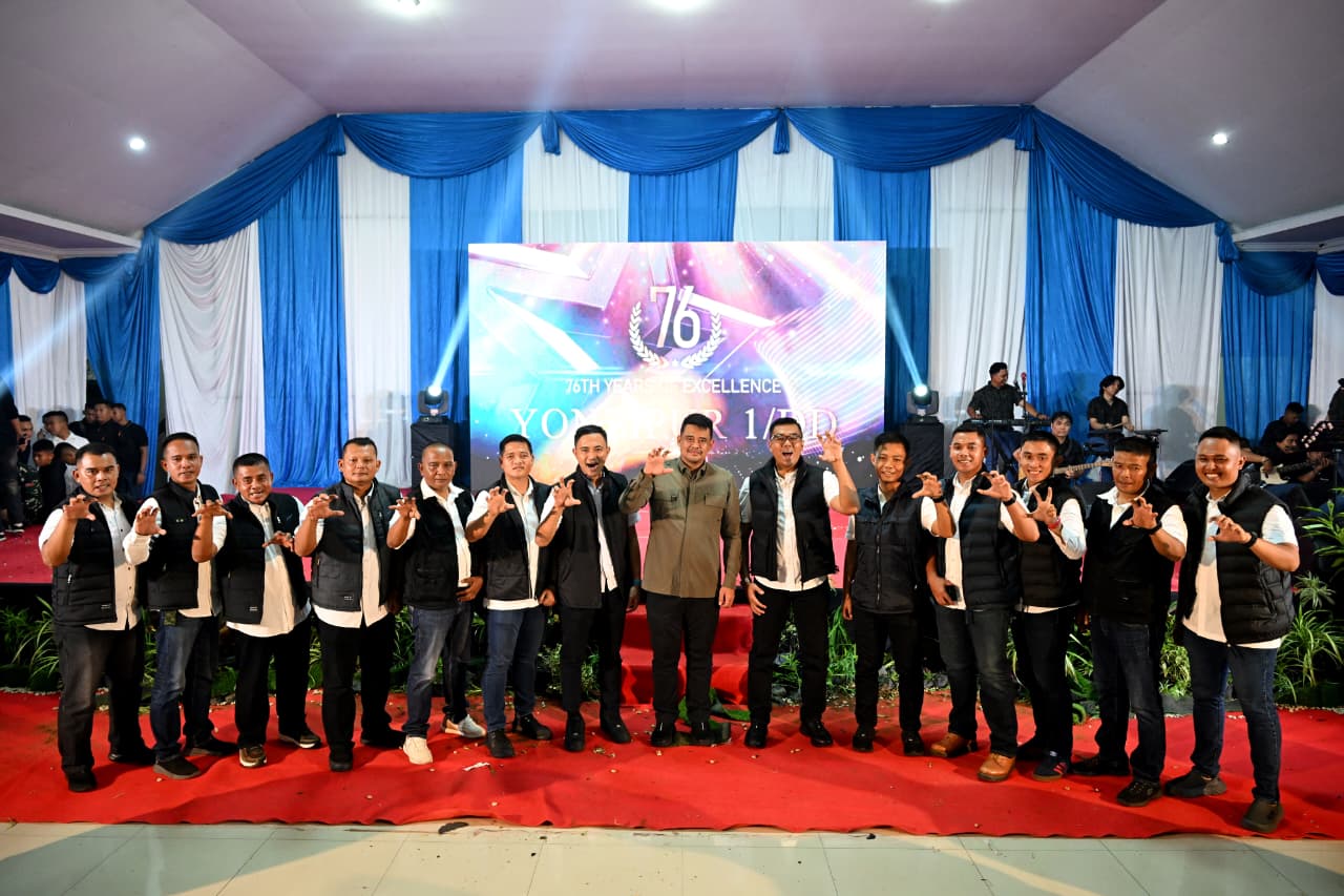 Bobby Nasution Apresiasi Peran Yonzipur 1/Dhira Dharma Di Pembangunan Sumut