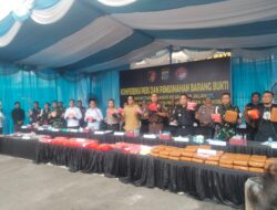 Polrestabes Medan Ungkap Masalah Jalanan Dan Musnahkan 52 Kilogram Sabu Dari Aceh