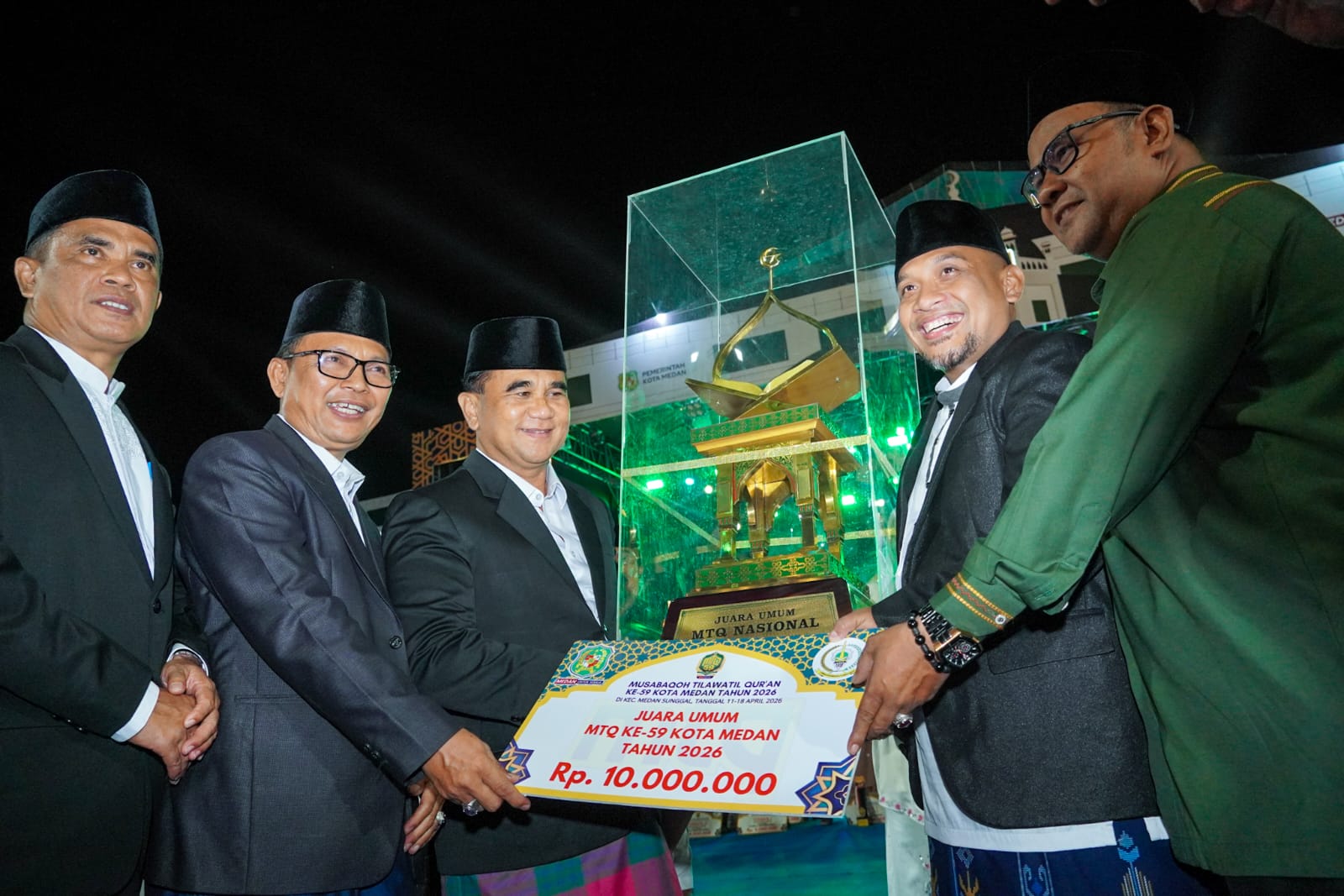 Medan Selayang Kembali Juara Umum MTQ Ke-59 Kota Medan