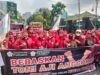 Pujakesuma Minta Toni Aji Dibebaskan, Pagar Pengadilan Digoyang Jalan Diblokir