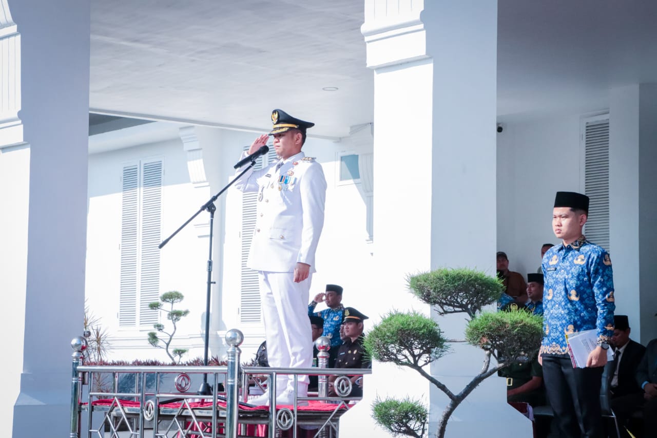 Wabup Sergai Pimpin Upacara Hari Otda ke-30, Tegaskan Pentingnya Sinergi Pusat dan Daerah