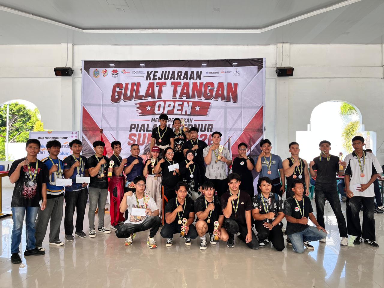 Event Olahraga Gulat Tangan Piala Gubsu 2026 Sukses