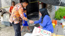 Wabup Sergai Adlin Tambunan Tinjau Korban Kebakaran di Bagan Kuala