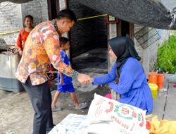 Wabup Sergai Adlin Tambunan Tinjau Korban Kebakaran di Bagan Kuala