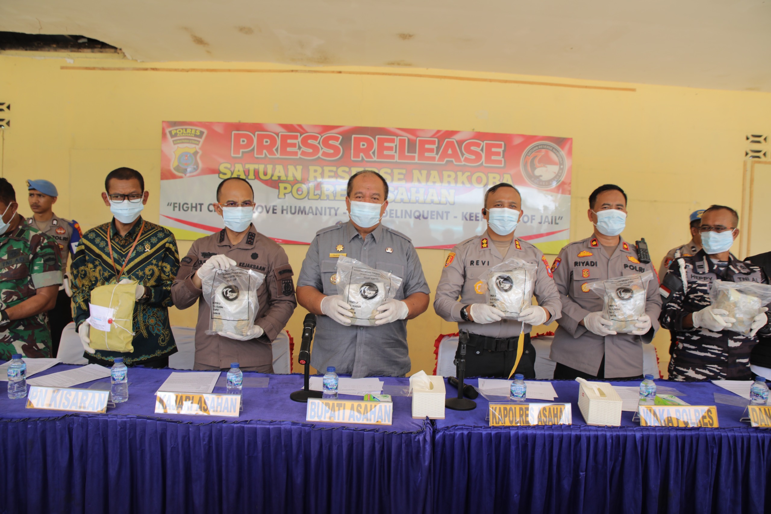 Kapolres Asahan : Kami Berkomitmen Untuk Memberantas Peredaran Narkotika Hingga ke Akar-akarnya