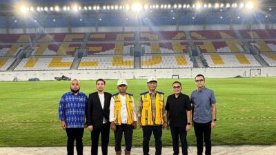Sambut Piala AFF U 19 2026, Staf Khusus DPR RI, Anggota DPRD Medan Tinjau Stadion Teladan