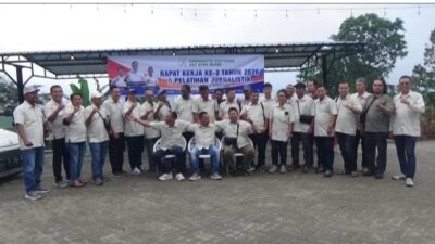 Wartawan DPRD Medan Di Kebun Teh Sidamanik Simalungun Perkuat Soliditas Dan Profesionalisme