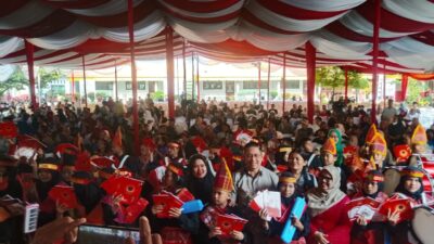 Sosperda Wong Chun Sen Dimeriahkan Drumband Sekolah SDN 050868 Medan Timur