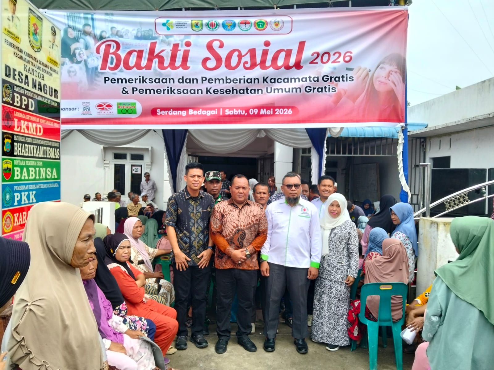 IROPIN Sumut Gelar Baksos Kesehatan dan Bagikan Ratusan Kacamata Gratis di Sergai
