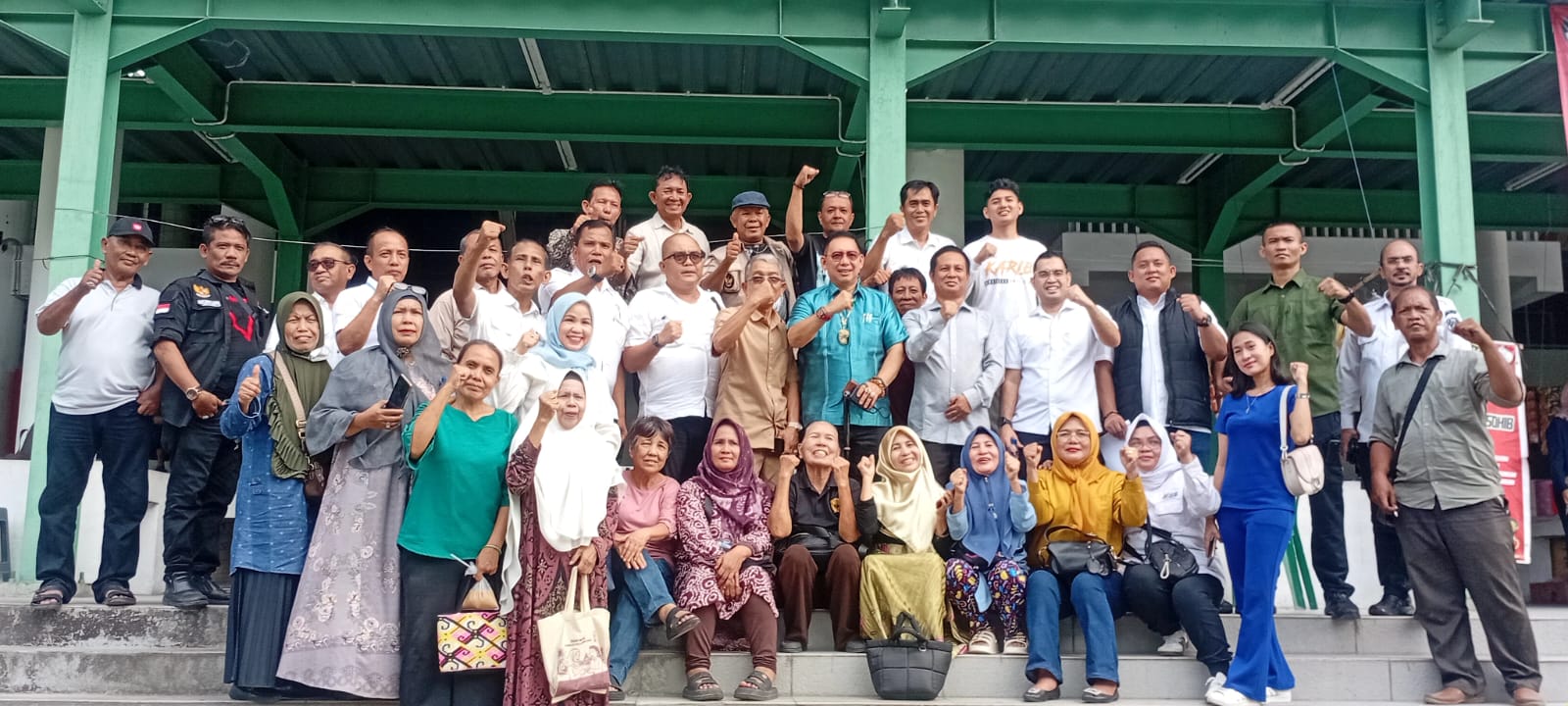Wong Chun Sen Ke Pasar Aksara Baru, Pedagang Keluhkan Sepi Pembeli