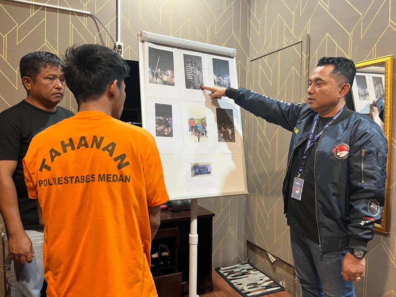 Viral ! Panglima Geng Motor Tak Berkutik Dibekuk Polisi Di Jalan Mojopahit Medan