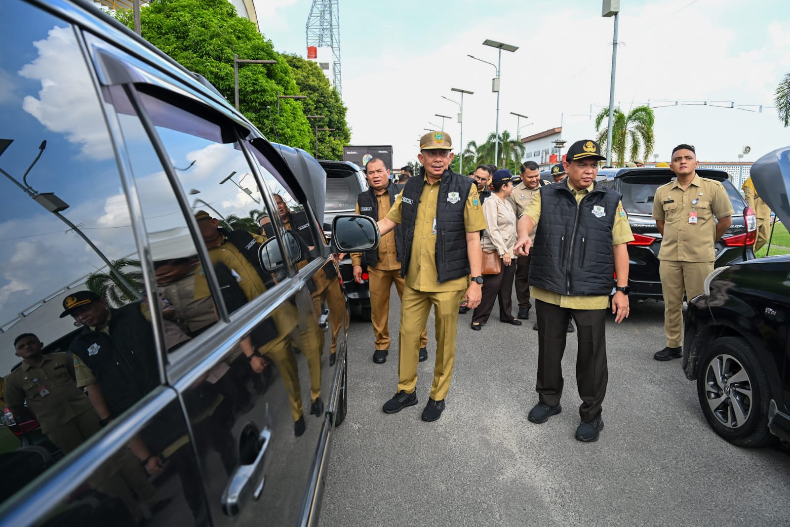 Ikuti Instruksi Gubsu, Pemprovsu Gelar Apel Kendaraan Dinas dan Pastikan Taat Pajak