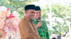 Bupati dan Wabup Sergai Hadiri Pengajian MTMD Tanjung Beringin, Bagikan Sembako hingga Pasar Murah
