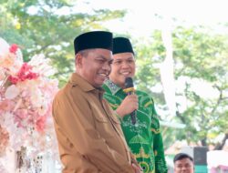 Bupati dan Wabup Sergai Hadiri Pengajian MTMD Tanjung Beringin, Bagikan Sembako hingga Pasar Murah