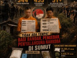 Sepekan Gempur Narkoba Tanpa Henti, Polda Sumut Ungkap 344 Kasus Narkoba, 433 Tersangka Diciduk