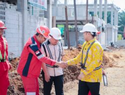 Wabup Sergai Tinjau Pembangunan Sekolah Rakyat, Progres Lampaui Target