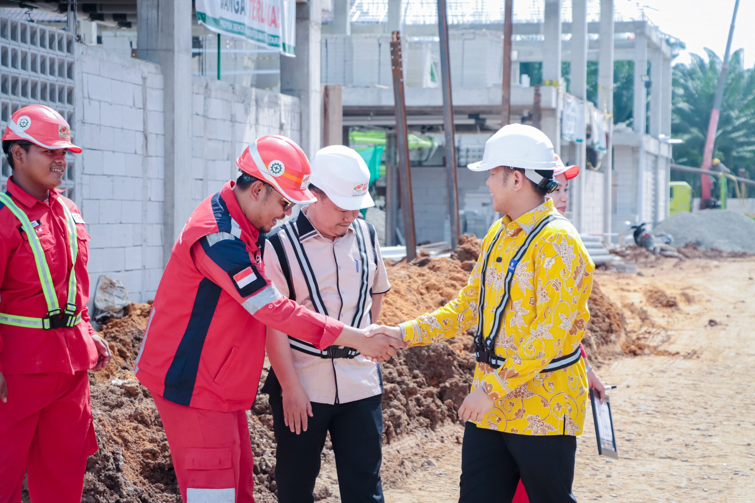 Wabup Sergai Tinjau Pembangunan Sekolah Rakyat, Progres Lampaui Target