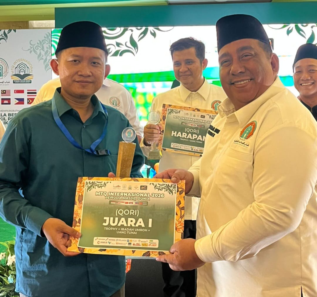 Qori-Qoriah Indonesia Dominasi MTQ Internasional Jakarta 2026, Rebut Piala Bergilir Wakil Presiden RI