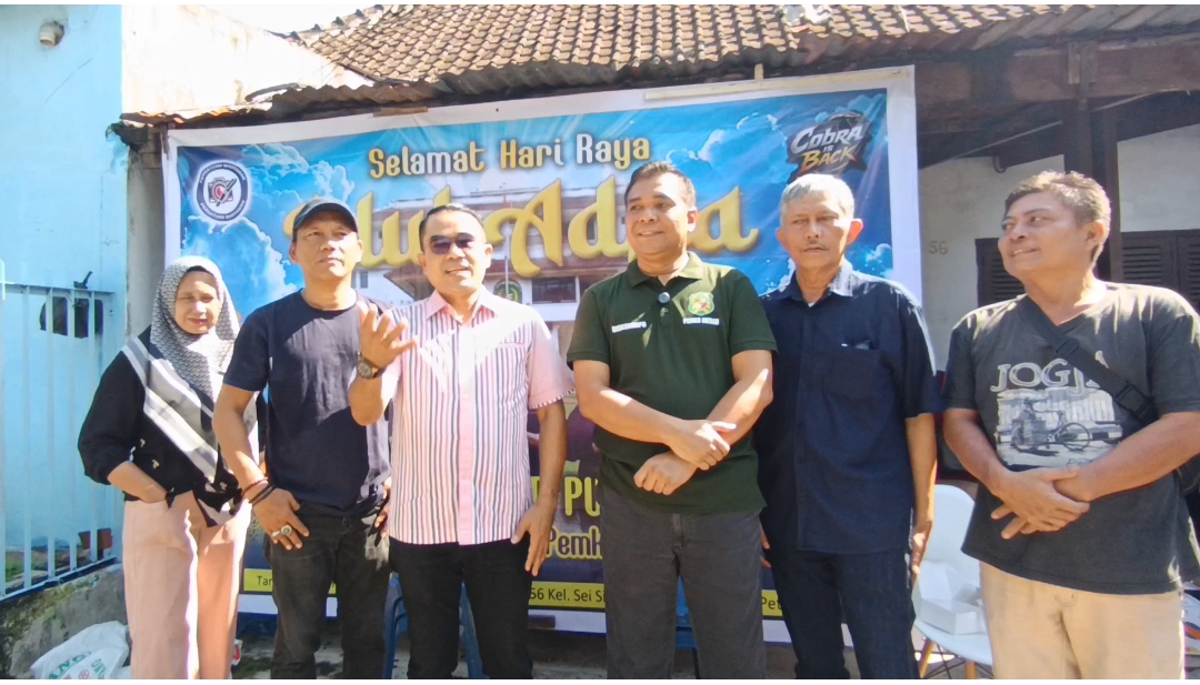 PWPM Sembelih Dua Hewan Qurban Bantuan Wali Kota Medan