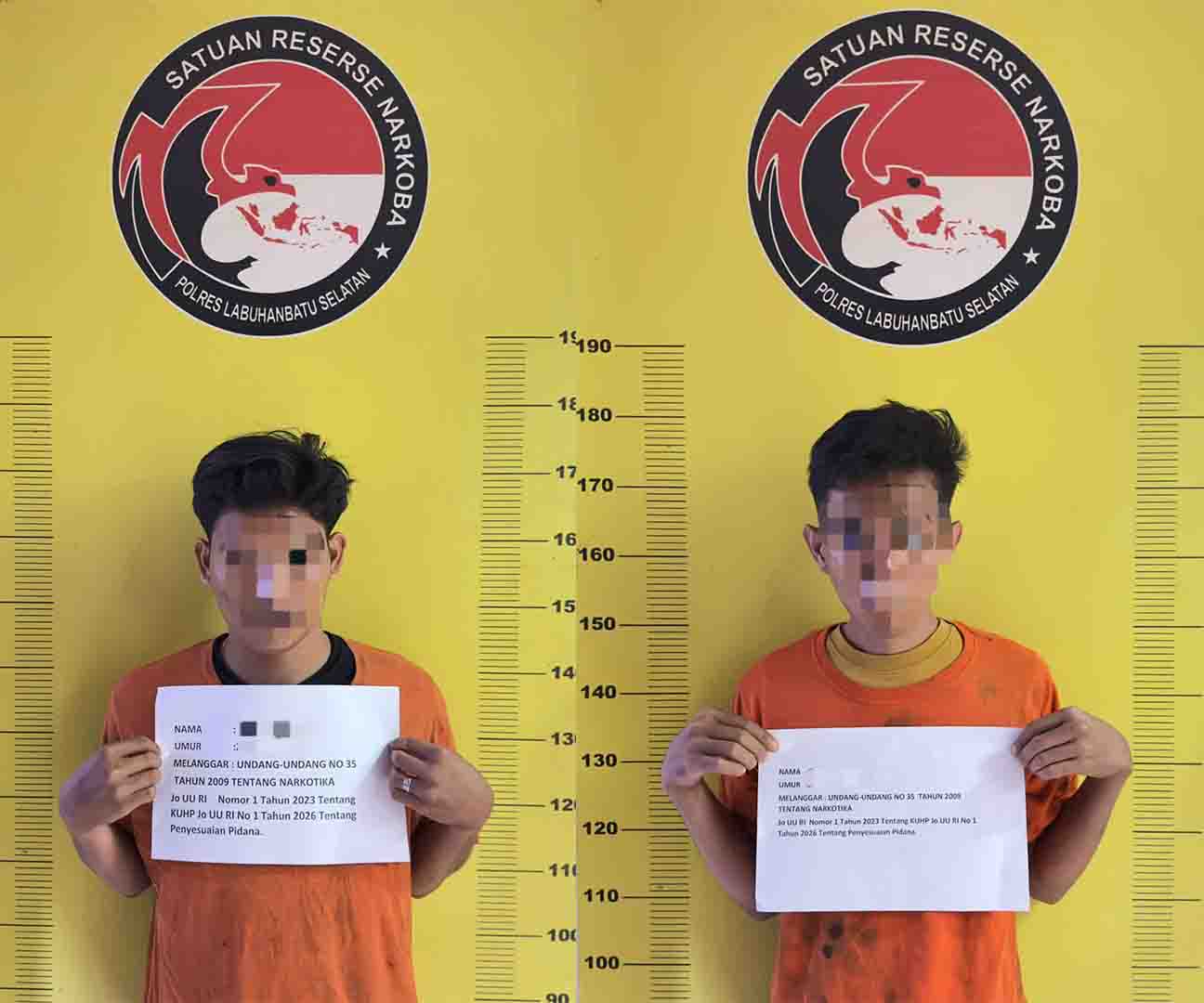 Polres Labuhanbatu Ungkap Peredaran Sabu Antarwilayah, Dua Pria Ditangkap dengan Barang Bukti Puluhan Gram