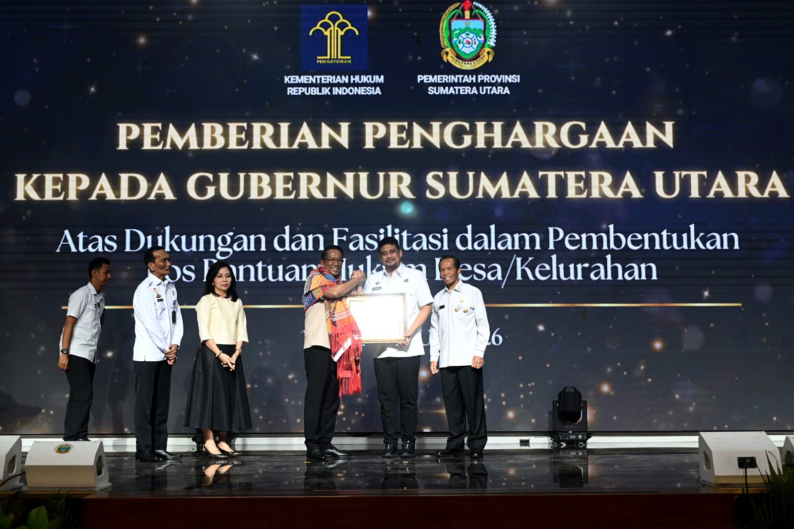 Bobby Nasution Dan Mehum Resmikan 6.110 Posbankum, Bantuan Hukum Hadir Diseluruh Desa Dan Kelurahan