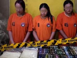 Polres Asahan Gagalkan Peredaran 9 Kilogram Sabu dan 800 Cartridge Vape Etomidate, Tiga Kurir Wanita Ditangkap