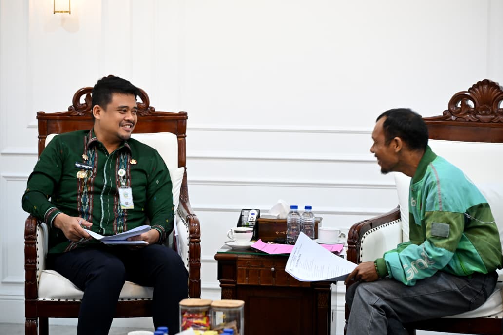 Gubernur Bobby Nasution Siap Jembatani Aspirasi Ojol ke DPR RI Asal Sumut