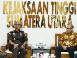 Perkuat Pengawasan & Penegakan Hukum, Kajatisu Terima Ketua KPU Provinsi Sumatera Utara
