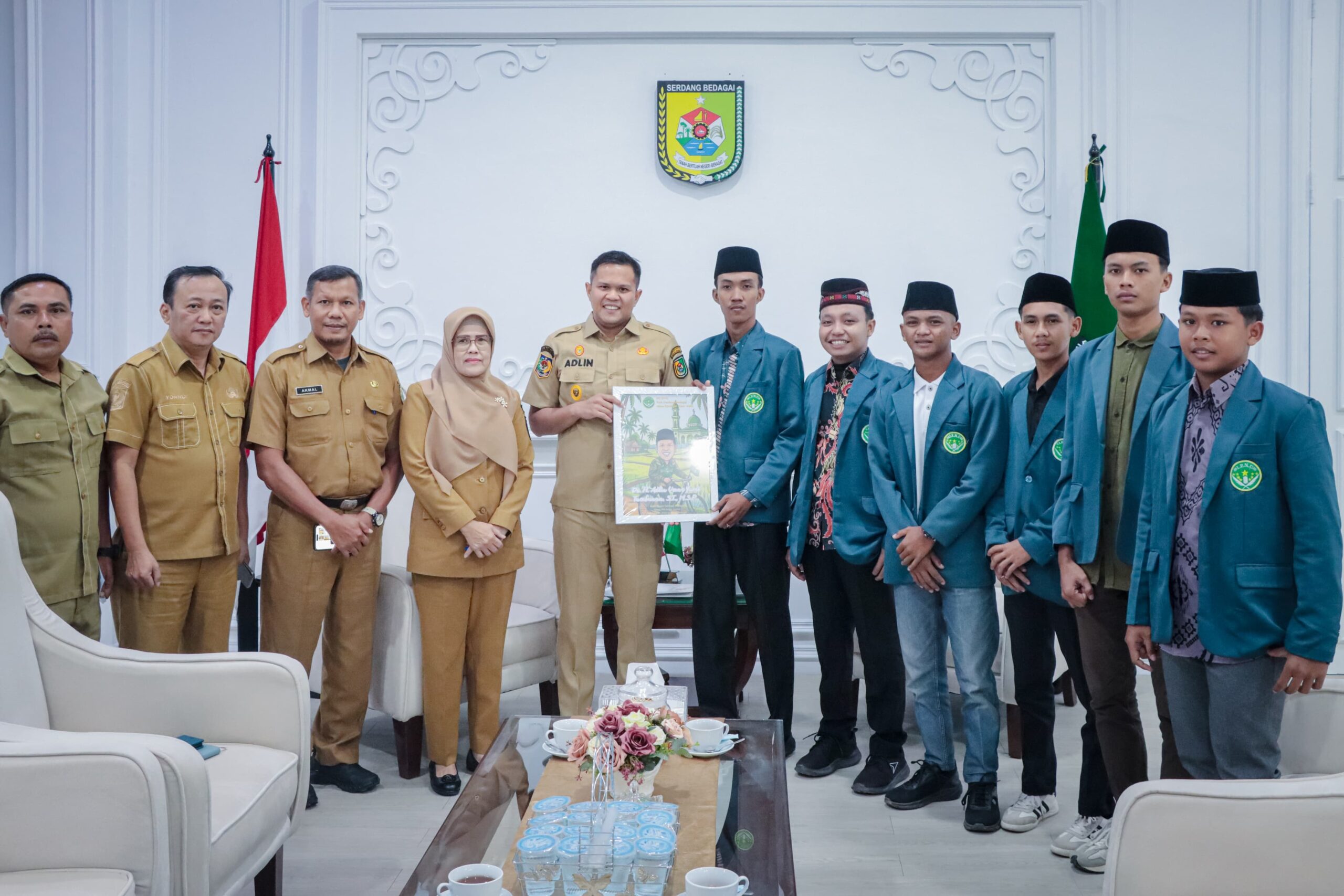 Terima Audiensi, Wabup Sergai Dukung Ajang Marching Band Nasional dan Aksi Sosial IPNU