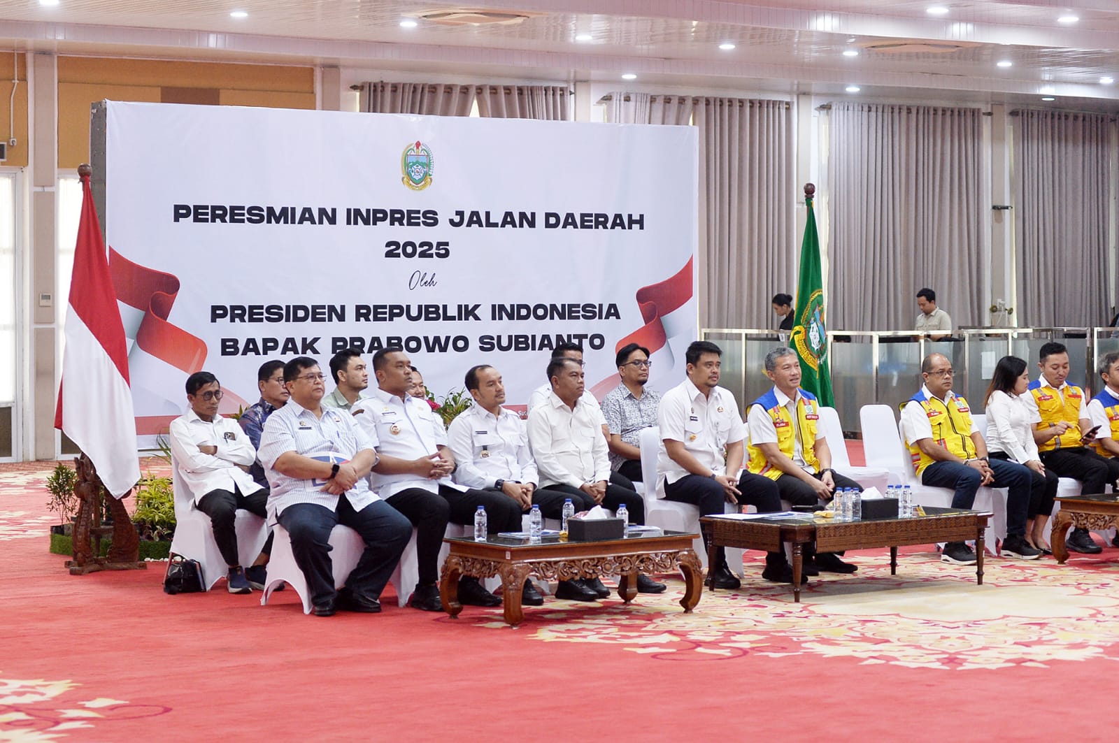 Bobby Nasution Hadiri Peresmian 1.151 Km Jalan Inpres, Empat Ruas Di Sumut Turut Diresmikan