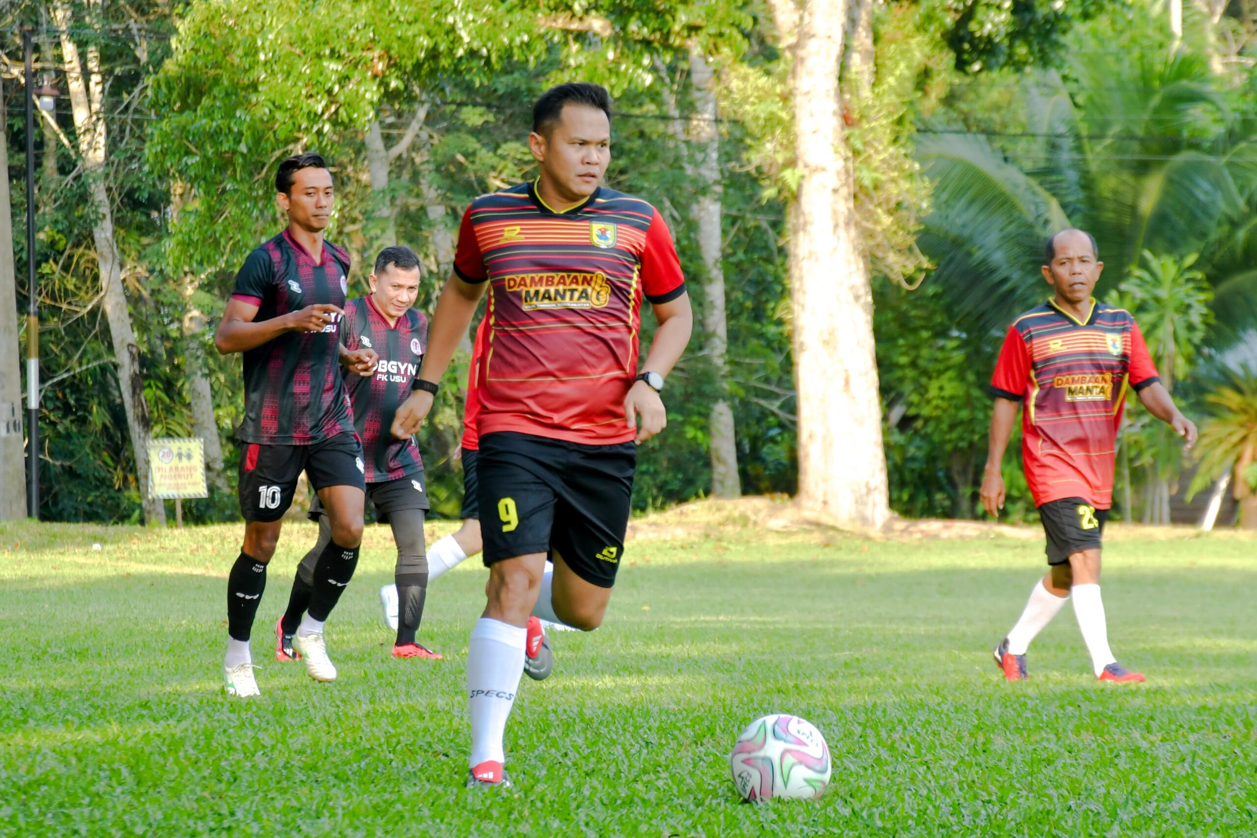 Bupati dan Wabup Perkuat Sergai FC, Laga Silaturahmi Kontra PS OBGYN USU Berakhir Imbang 4-4