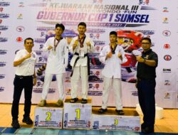 Dua Atlet Taekwondo Dojang Putra Bahari Tanjung Beringin Raih Emas di Kejurnas ITFun Piala Gubernur Sumsel 2026