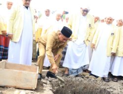 Bupati Sergai Hadiri Peletakan Batu Pertama Gedung Suluk PPITTNI di Sei Rampah