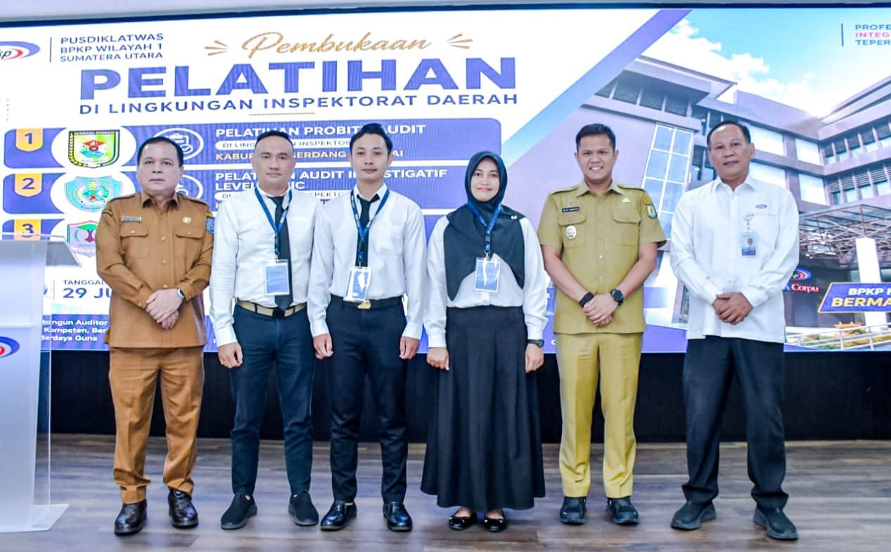 Buka Pelatihan APIP di BPKP, Wabup Sergai Pacu Pengawasan Intern Berbasis Risiko