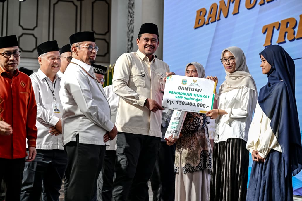 Bobby Nasution Salurkan ZIS Rp3,5 Miliar kepada 5.051 Penerima Manfaat