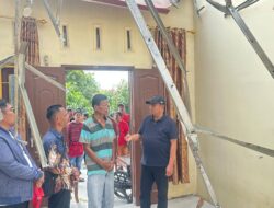 Puting Beliung Terjang Sergai, Bupati Darma Wijaya Tinjau Lokasi Bencana
