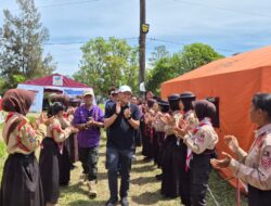 Wabup Adlin Tambunan Beri Motivasi Para Kontingen Sergai di Jamda Pramuka Sumut XI