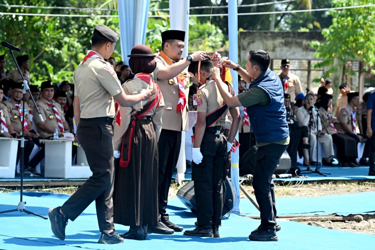 Bobby Nasution Tutup Jamdasu XI, Hadiahi 19 Petugas Upacara Berangkat Ke Jamnas 2026