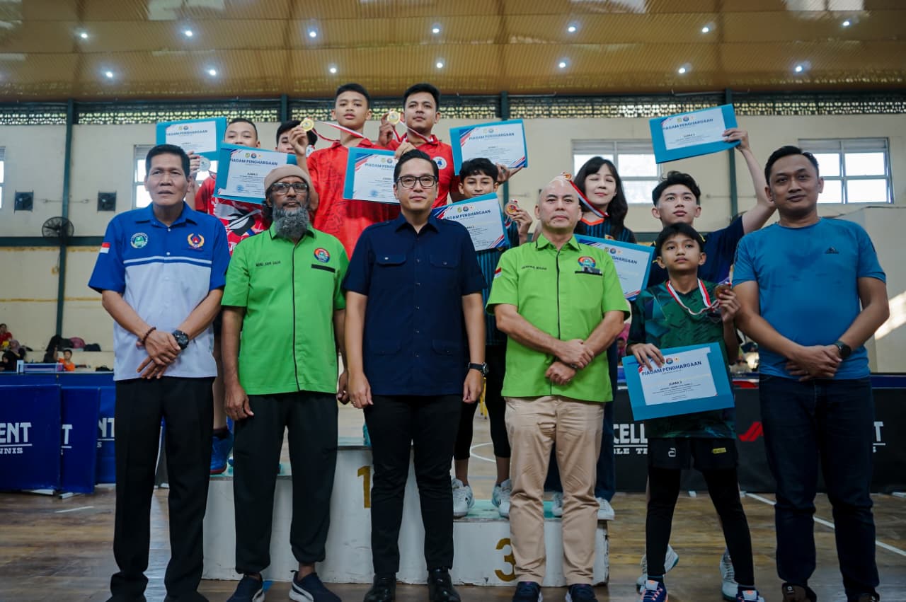 Rico Waas Tutup Turnamen Tenis Meja Antar PTM Medan 1 Rico Waas Tutup Turnamen Tenis Meja Antar PTM Medan