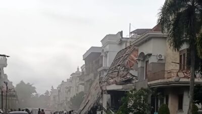 Bom…! Terjadi Ledakan Di Perumahan Grand Polonia Medan, 5 Rumah Alami Rusak