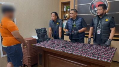 Seorang Mahasiswa Farmasi Sebagai Bandar Pod Getar Disergap Polisi di Medan Baru