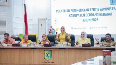 Bupati Sergai Buka Pelatihan Tertib Administrasi PKK 2026, Perkuat Tata Kelola Organisasi
