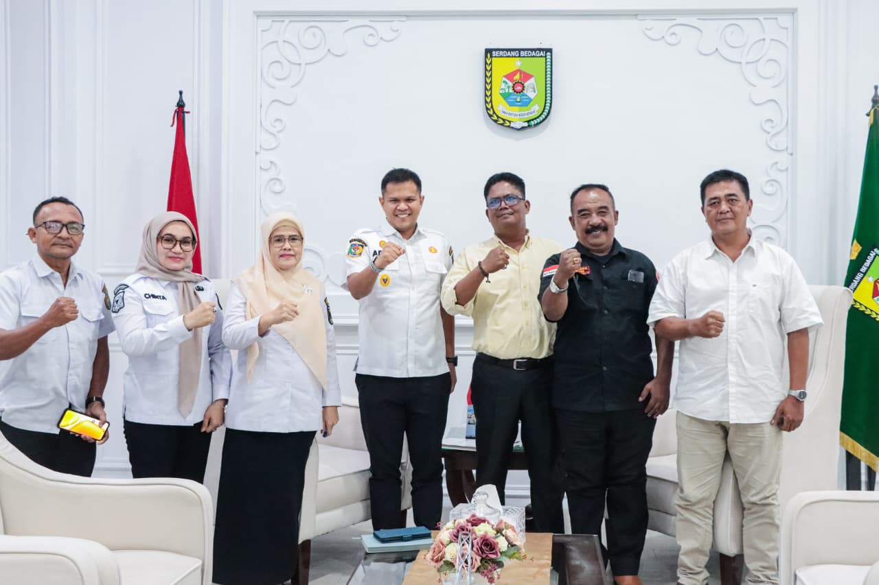 Perkuat Kolaborasi Lintas Sektor, Pemkab Sergai Sambut Baik Audiensi Ormas dan Insan Pers
