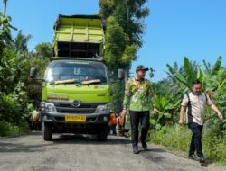 Wabup Adlin Tinjau Progres Rekonstruksi Jalan Marubun–Baja Dolok, Pastikan Tepat Mutu dan Tepat Waktu