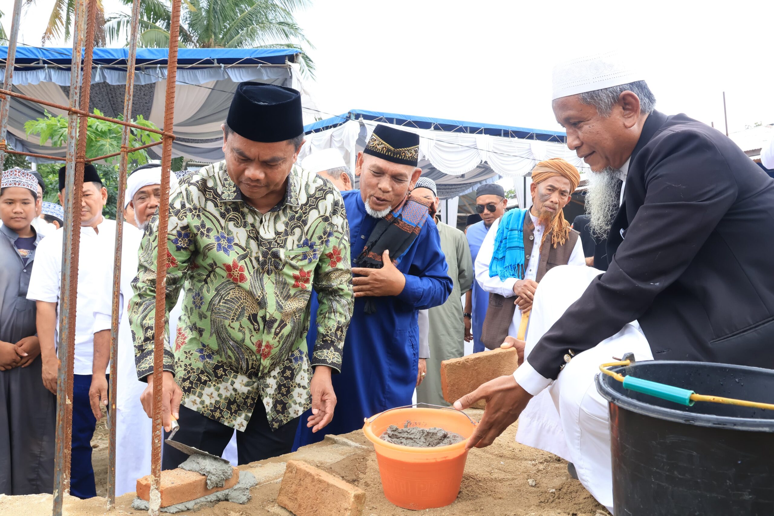 Bupati Sergai Ajak Warga Perkuat Budaya Berinfak Lewat Pembangunan Masjid