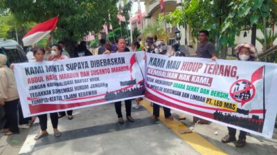 Akibat Limbah Sawit, PT Leo Mas Sunggal Penjarakan Anak dan Bapak Sintua
